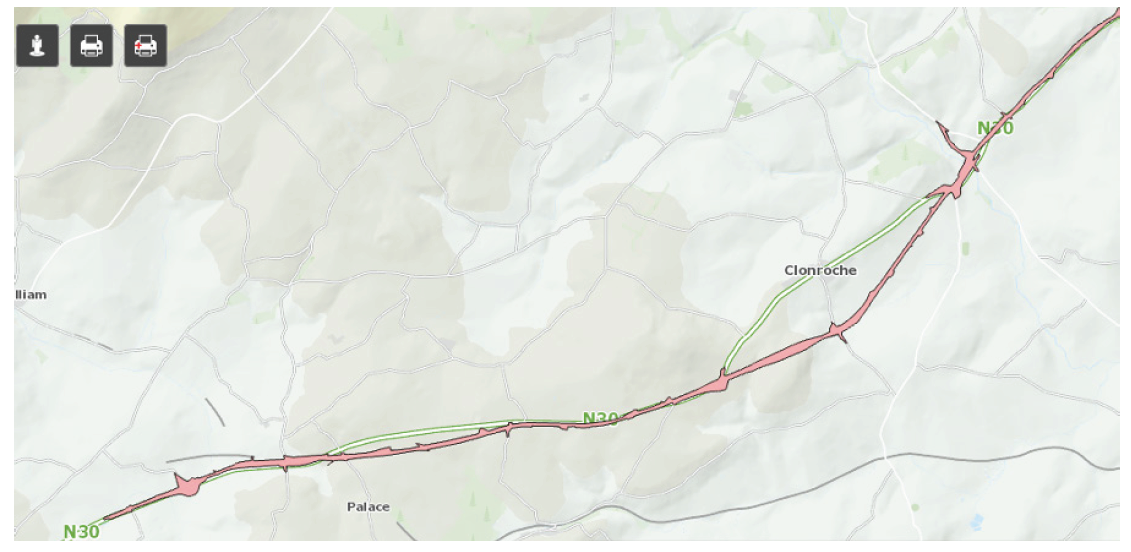 N30 Clonroche By-pass Route Corridor National Road Improvements 