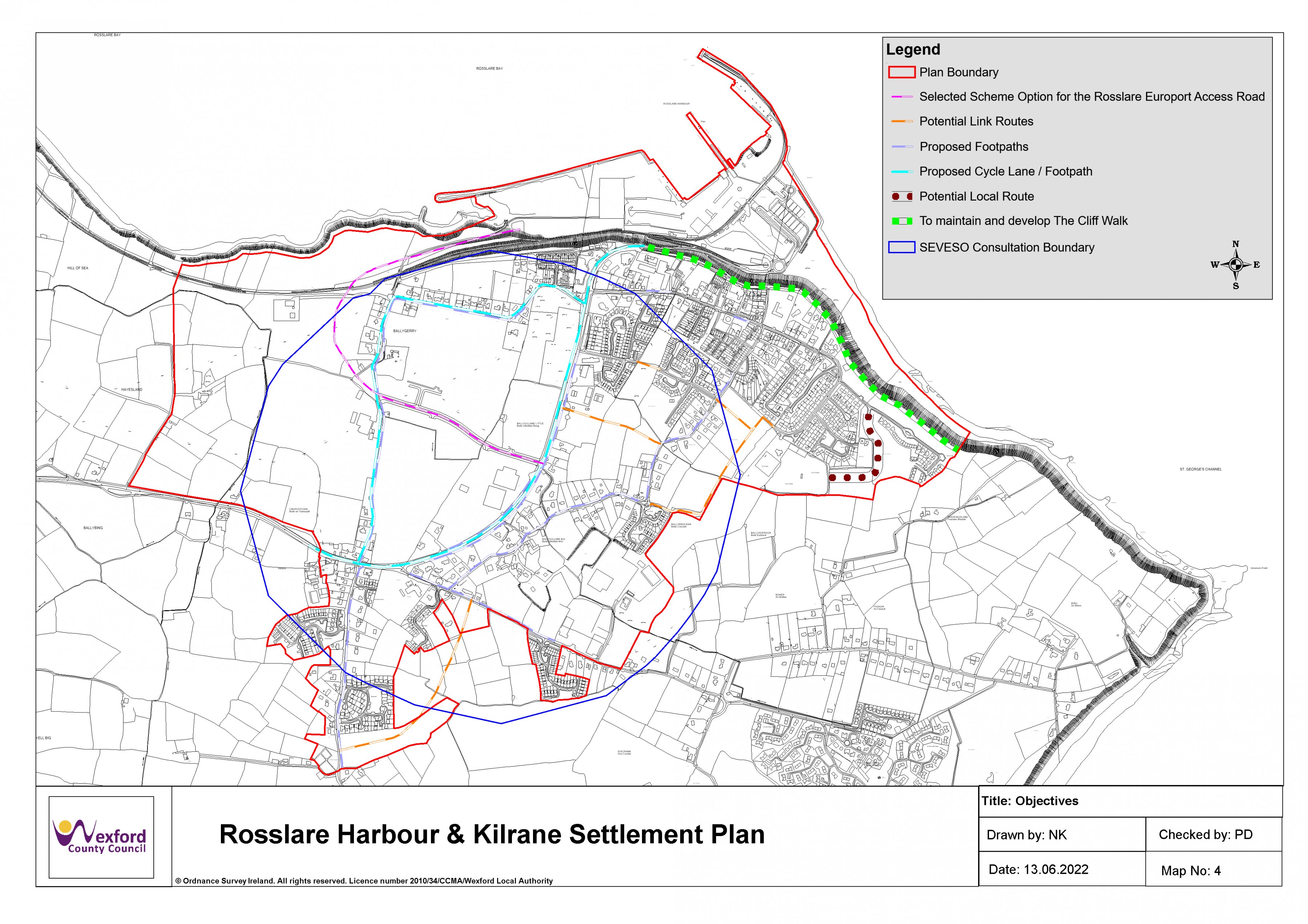 Rosslare Harbour and Kilrane Objectives