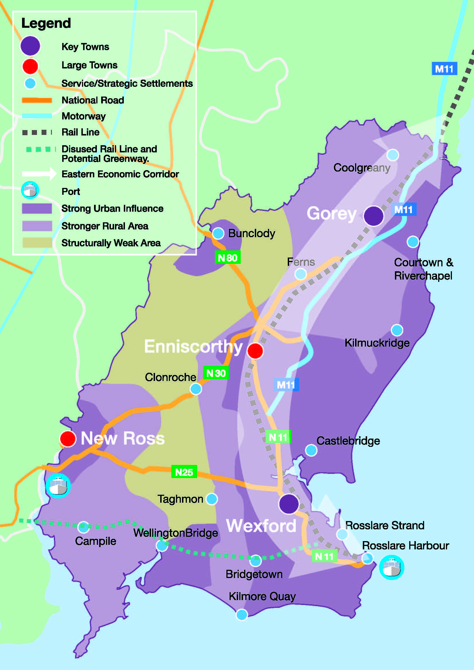 map of wexford